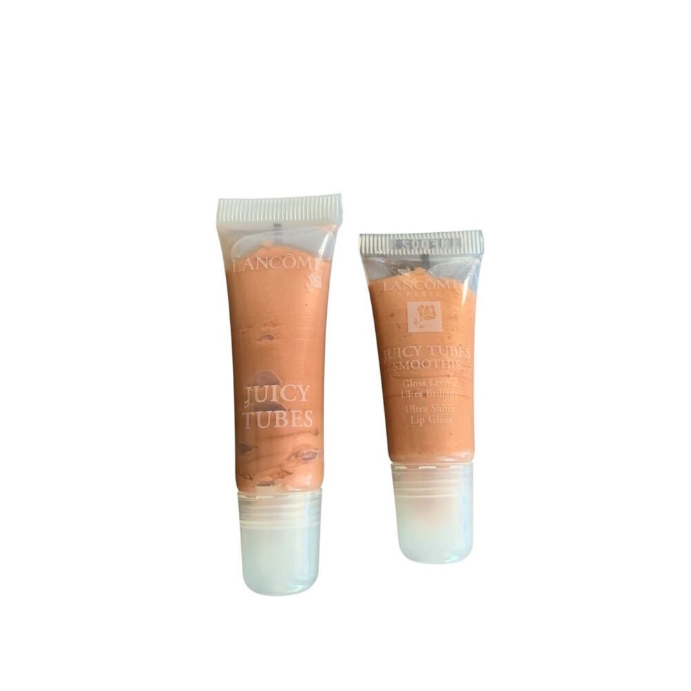 (2) Lancome Juicy Tubes SIMMER Ultra Shiny Lip Gloss .33 .28 Oz New
